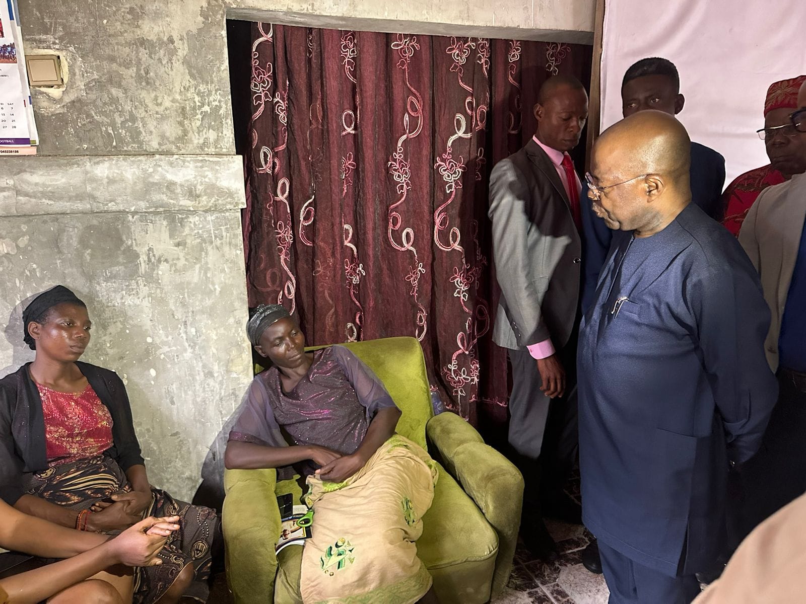 Gov Otti Visits Family of Beheaded LP Chieftain, Tasks Security Agencies on Arrest of Culprits