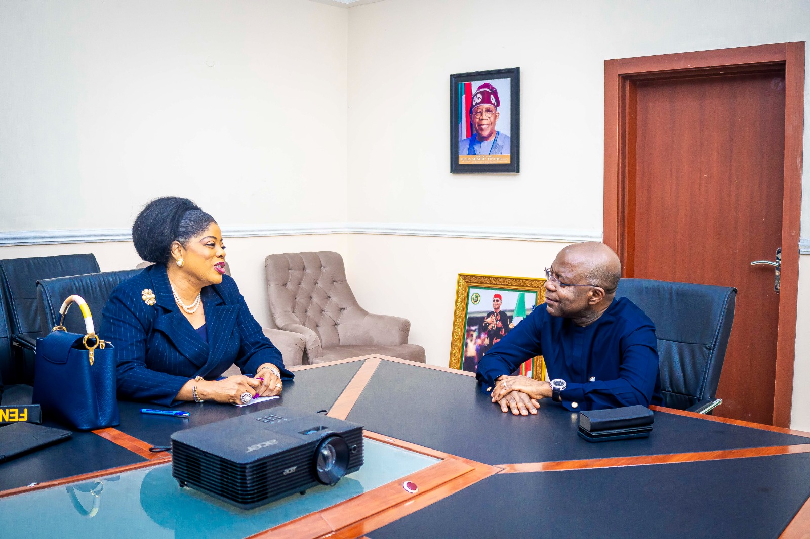 Gov Otti Receives Fidelity's GMD as Bank Seeks Partnership With Abia