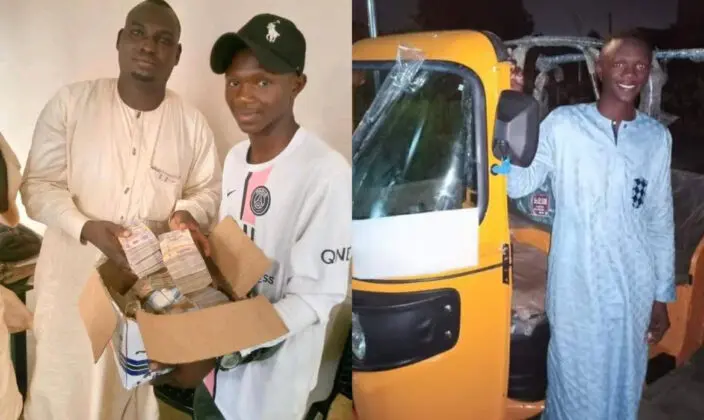 Kano Tricycle Rider Returns N15 Million to Passenger, Rewarded with Cash, Offered Four Wives