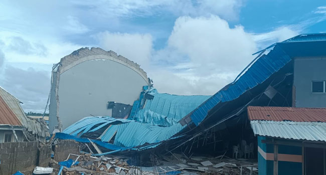 Church Building in Benue Collapses, Pastor dead