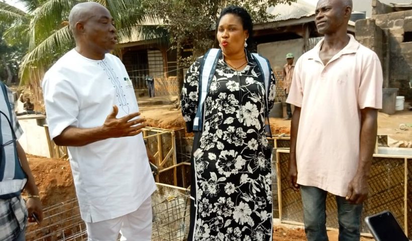 Commissioner for Environment Lauds Progress at Umumukwu Nkata Ibeku Flood Site