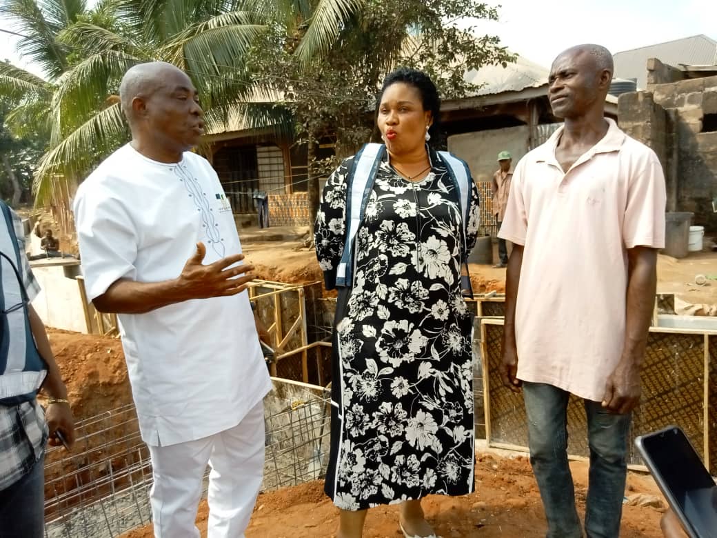 Commissioner for Environment Lauds Progress at Umumukwu Nkata Ibeku Flood Site