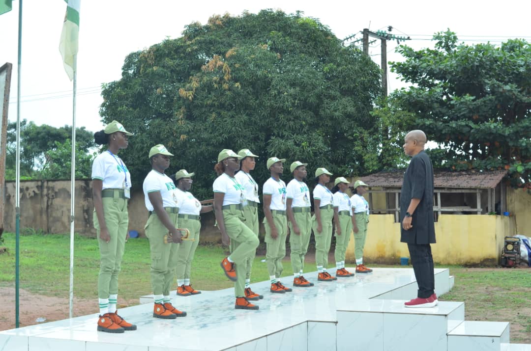 Governor Otti Urges 2024 Batch 'B' Stream II Corps Members to Uphold National Values