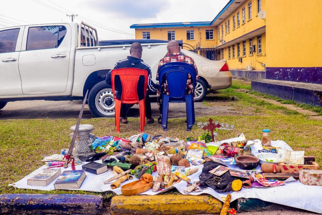 Rivers Police Parade Two Fake Pastors, Seize Contraband Items