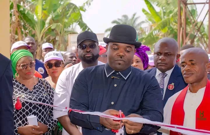 Governor Otti Commissions Constituency Project in Umunneochi, Hails Hon. Matthias Umeh