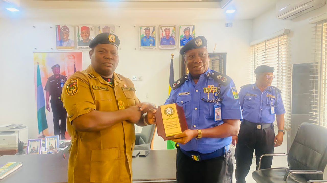 Abia CP Pledges Collaboration as NDLEA State Commander Pays Courtesy Visit