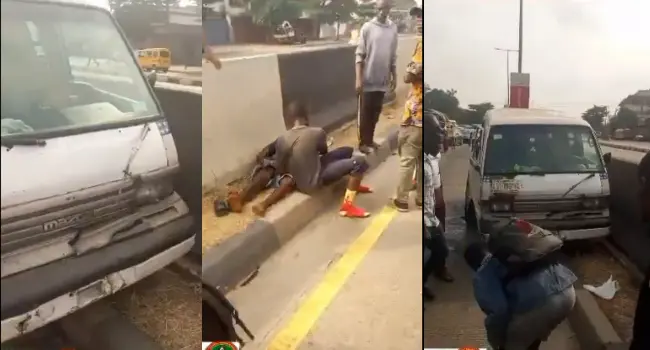 Two Injured in Brake Failure Accident Near LASTMA Headquarters