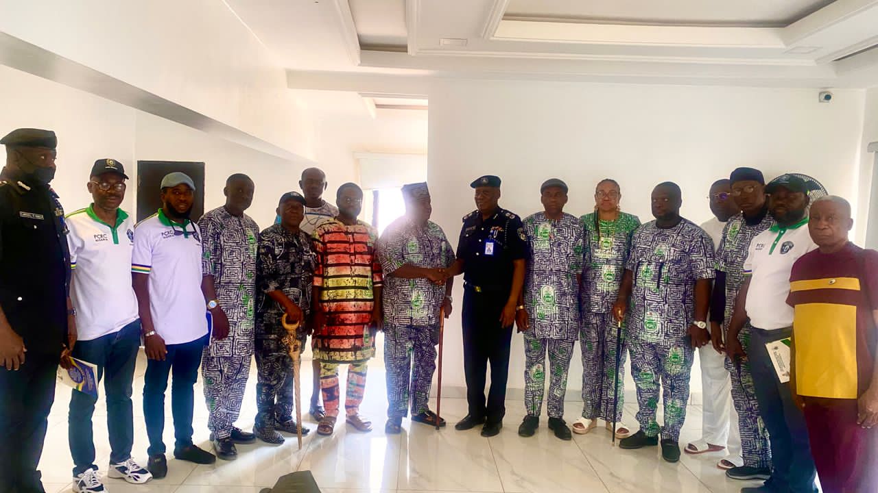 PCRC National Leadership Visits Abia Police Commissioner on Capacity-Building