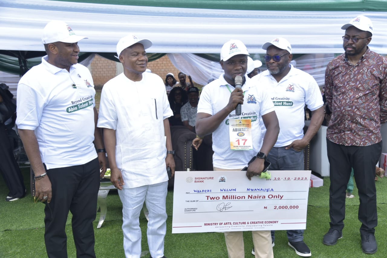 Gov. Otti Reaffirms Commitment to Culture and Creative Economy at Abia Talent Hunt Grand Finale