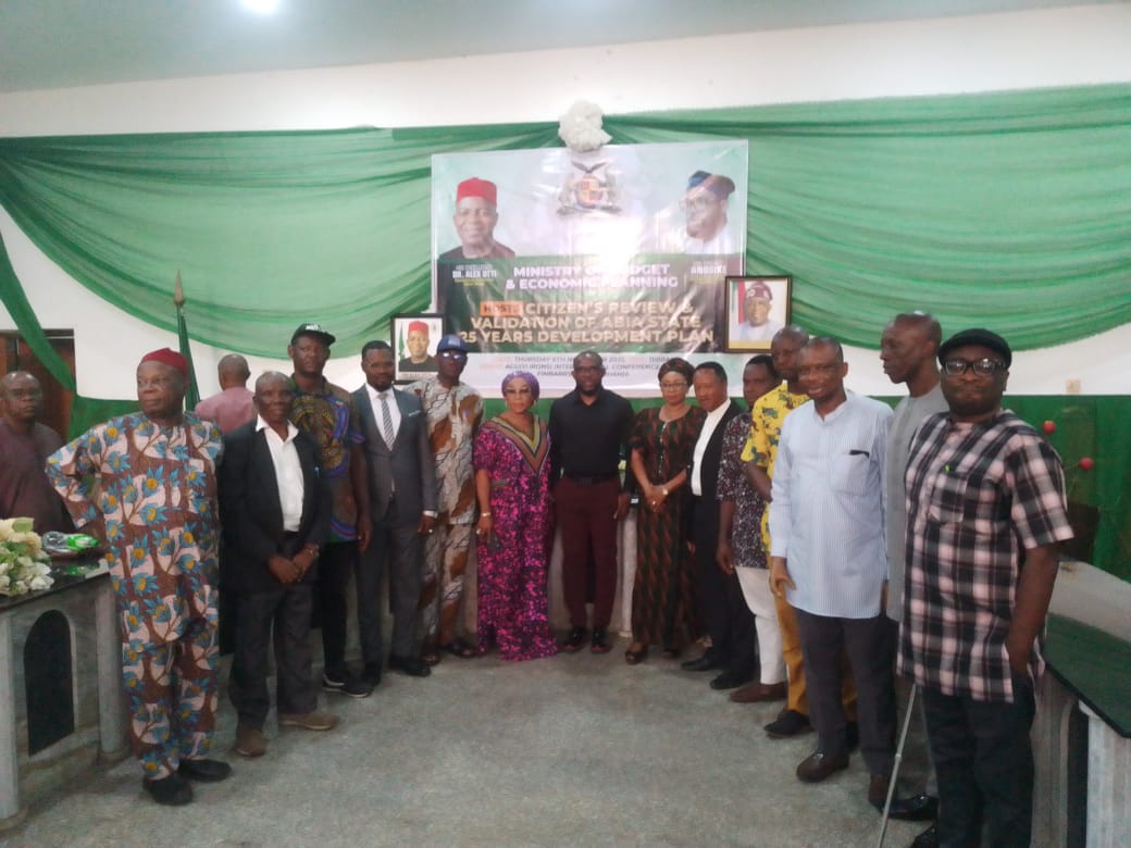 Abia Govt Charts 25-Year Development Vision, Targets ₦30 Trillion GDP by 2050, Unveils Key Pillars of Growth