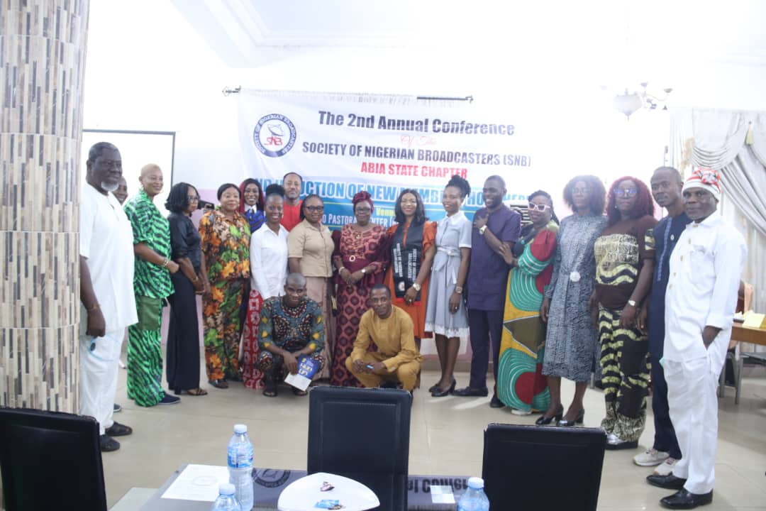 14 Inducted into Society of Nigeria Broadcasters in Abia, Mrs. Otti Urges Integrity and Accountability