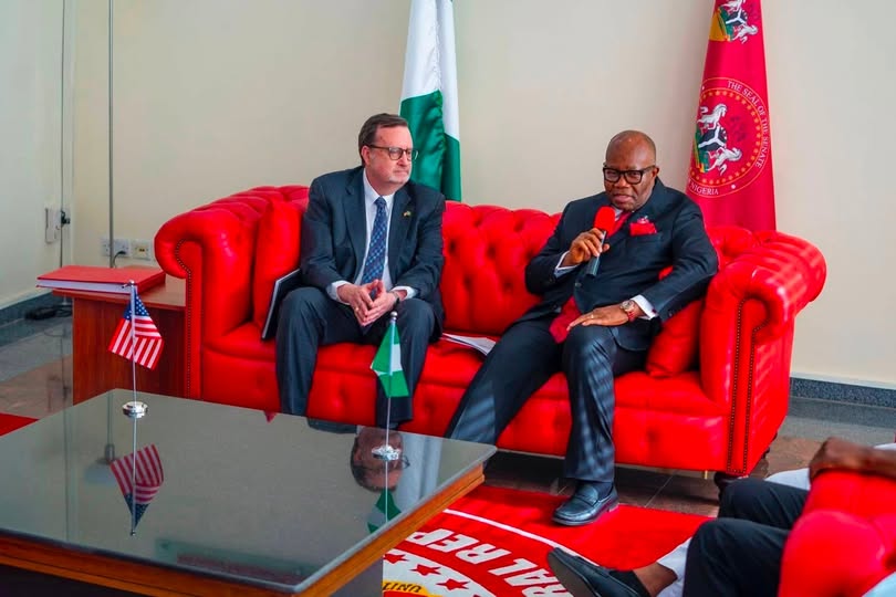 Akpabio Receives U.S. Ambassador, Calls for Deeper Nigeria–U.S. Collaboration