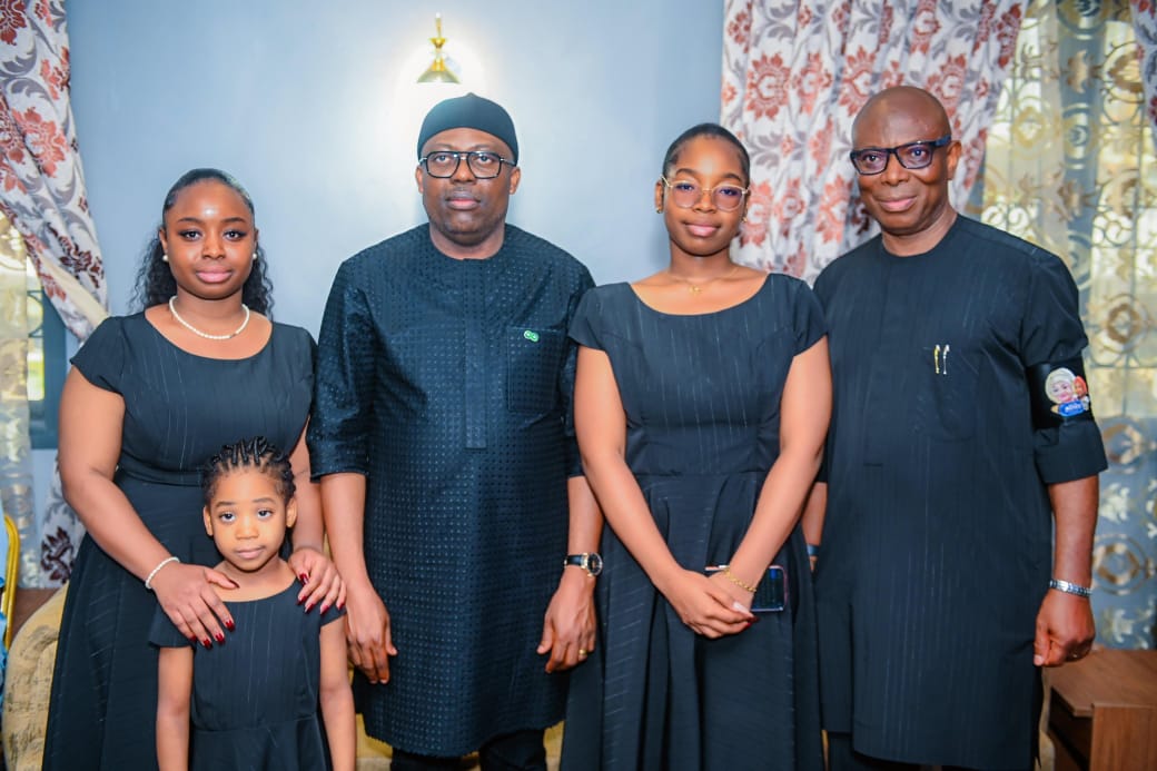 Gov Fubara Leads Rivers Dignitaries to Andoni for Funeral of Hon. Abiante’s Wife