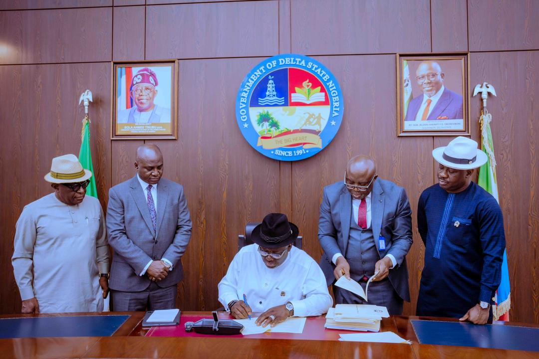 Delta 2026 Budget: Oborevwori Signs N1.729 Trillion Appropriation Bill Into Law