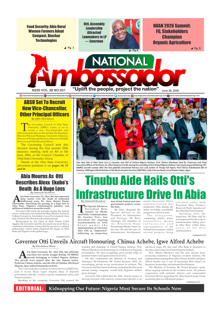 National Ambassador Newspaper - June 28, 2026 (Vol.28 No.31)