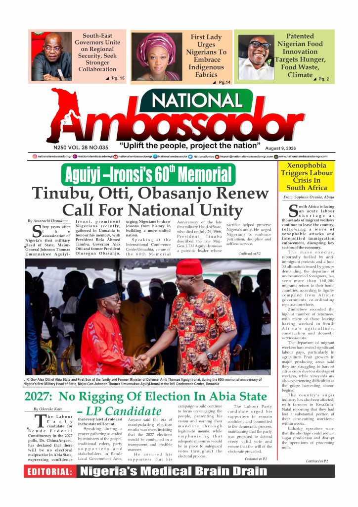 National Ambassador Newspaper - August 9, 2026 (Vol.28 No.35)