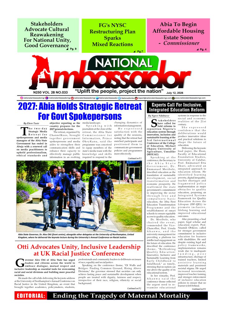 National Ambassador Newspaper - July 12, 2026 (Vol.28 No.33)