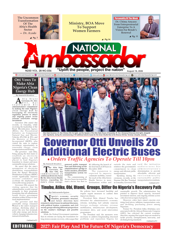National Ambassador Newspaper - August 16, 2026 (Vol.28 No.36)