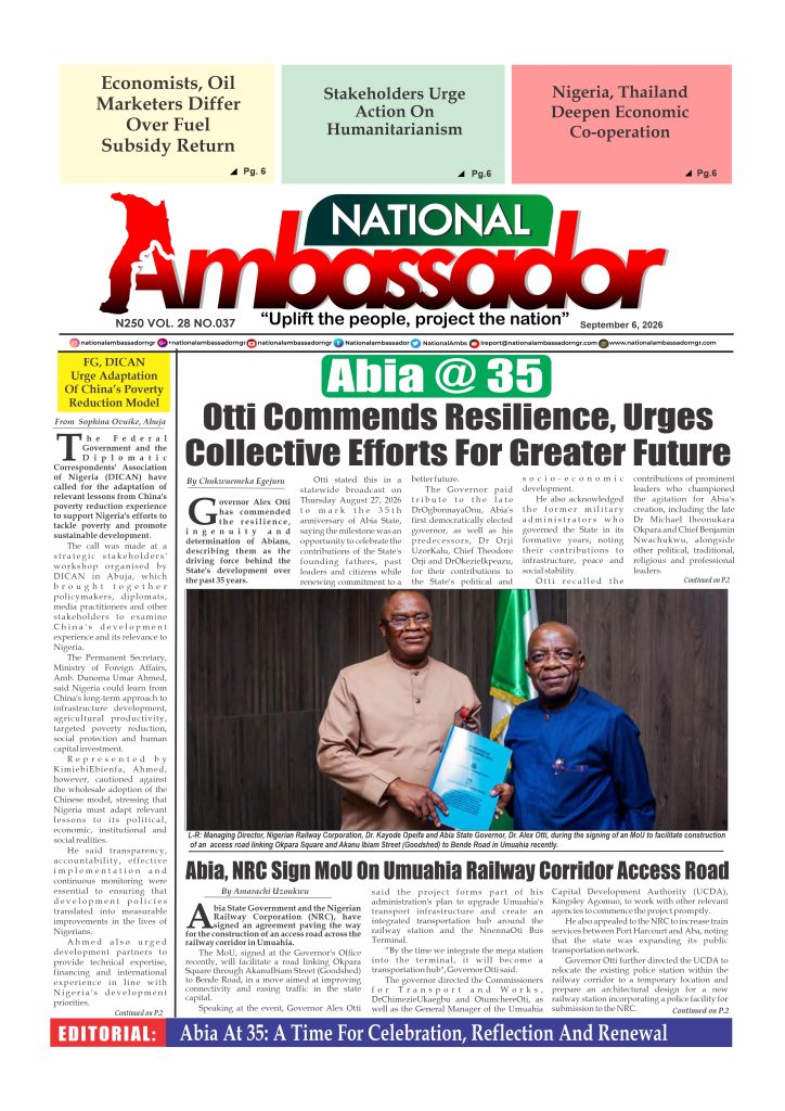 National Ambassador Newspaper - September 6, 2026 (Vol.28 No.37)