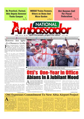 National Ambassador - June 2, 2024 Edition (Vol. 22 N0 102)