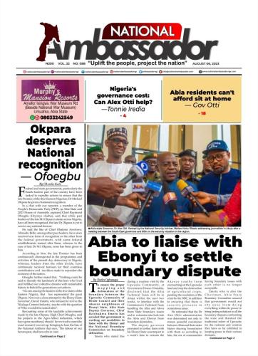 National Ambassador - AUGUST 06, 2023 (VOL 22 No.088)