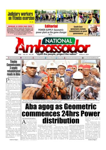 National Ambassador - March 3, 2024. Edition (VOL 22 No. 097)