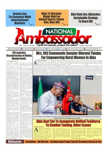 National Ambassador - April 7, 2024 Edition (VOL. 22 No. 099)