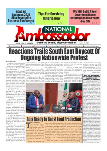 National Ambassador - August 11, 2024 Edition (Vol. 22 No. 106)