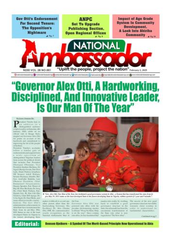 National Ambassador Newspaper - February 2, 2025 Edition (Vol. 28 No. 001)