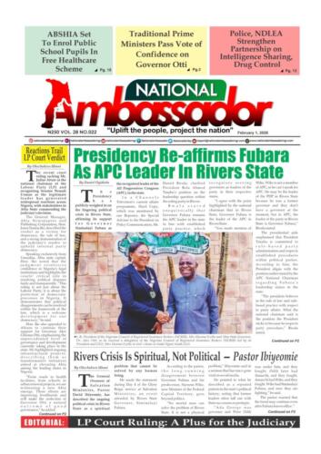 National Ambassador Newspaper - February 1, 2026 Edition (Vol. 28 No. 022)