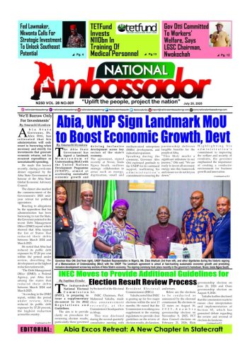 National Ambassador Newspaper - July 20, 2025 Edition (Vol. 28 No. 009)