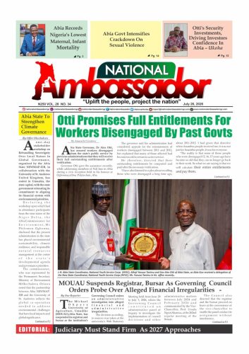 National Ambassador Newspaper - July 26, 2026 (Vol.28 No.34)