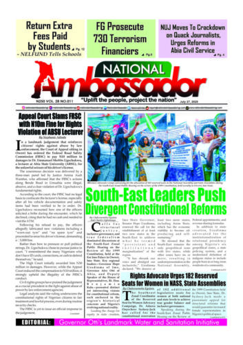 National Ambassador Newspaper - July 27, 2025 Edition (Vol. 28 No. 011)