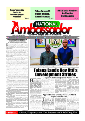 National Ambassador Newspaper - October 19, 2025 Edition (Vol. 28 No. 017)