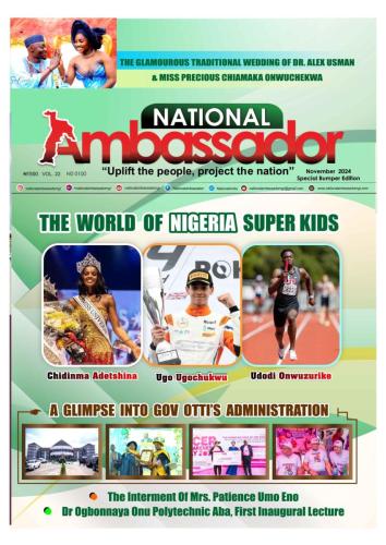 National Ambassador - November 2024 Special Bumper Edition