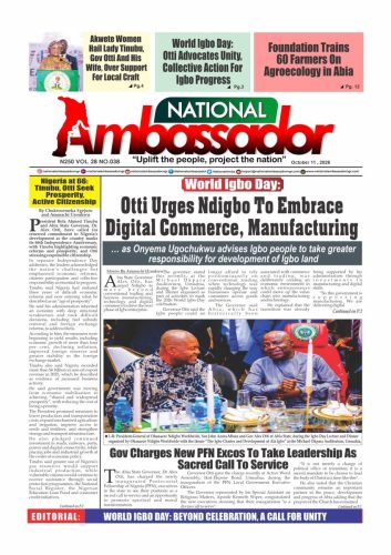 National Ambassador Newspaper - October 11, 2026 (Vol.28 No.38)