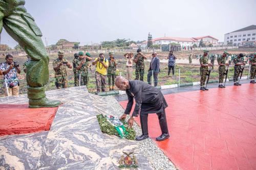 Commemoration and Celebration of the 2025 Armed Forces Remembrance Day at the Aguiyi Ironsi Cenotaph, Ogurube Layout,  Umuahia, Abia State