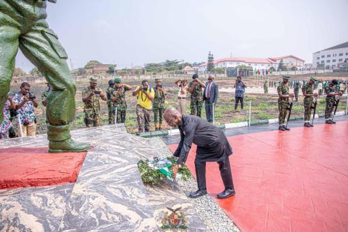 Commemoration and Celebration of the 2025 Armed Forces Remembrance Day at the Aguiyi Ironsi Cenotaph, Ogurube Layout,  Umuahia, Abia State