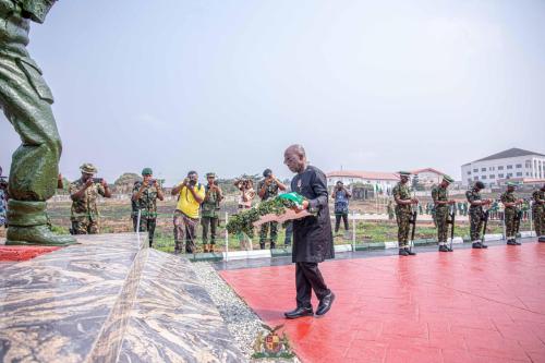 Commemoration and Celebration of the 2025 Armed Forces Remembrance Day at the Aguiyi Ironsi Cenotaph, Ogurube Layout,  Umuahia, Abia State