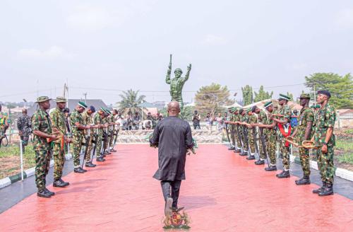 Commemoration and Celebration of the 2025 Armed Forces Remembrance Day at the Aguiyi Ironsi Cenotaph, Ogurube Layout,  Umuahia, Abia State