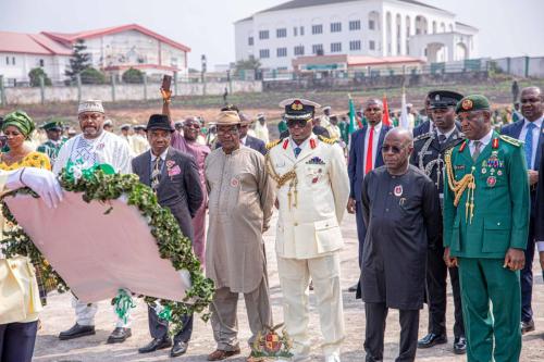 Commemoration and Celebration of the 2025 Armed Forces Remembrance Day at the Aguiyi Ironsi Cenotaph, Ogurube Layout,  Umuahia, Abia State